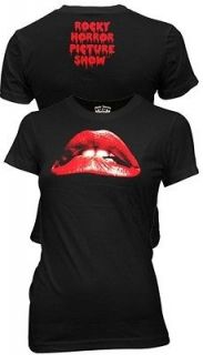 Rocky Horror Picture Show Lips Movie Womens Fitted Large T Shirt