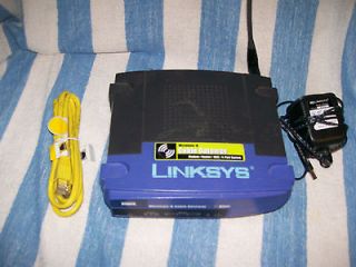 linksys wireless g cable gateway modem /router usb/4 port switch model 