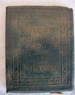 VINTAGE BOOK LITTLE LEATHER LIBRARY DREAM CHILDREN BY CHARLES LAMB