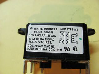 WHITE RODGERS 9400Y04Q108 24V Coil INDUCER MOTOR BLOWER RELAY 18A@ 
