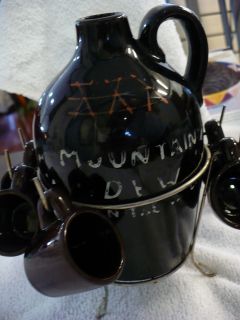 ee vintage little brown jug mountain dew 6 cups time