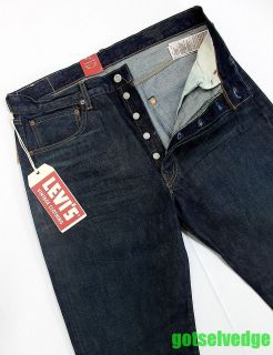 Levis Vintage Clothing LVC 1955 Big E Selvedge Sugar Rigid Jeans 36 x 
