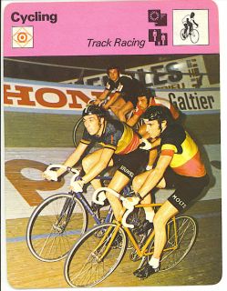 Track Racing Cycling 1977 Sportscaster Card EDDY MERCKX 04 05