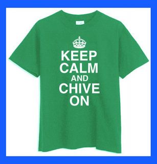  and CHIVE ON ★_0 KCCO carry on Chivery Chives Chiver Irish T SHIRT