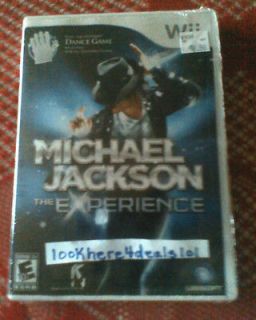 Michael Jackson The Experience (Wii, 2010) NEW FACTORY SEALED with 