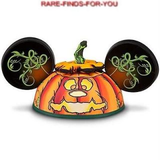 Disney Mickey Mouse Halloween Jack OLantern Pumpkin Ear Hat Chip 