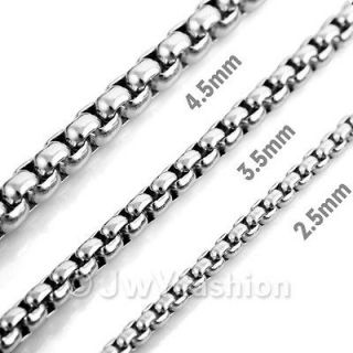 11 29 Silver Twist Chain Stainless Steel Men Necklace VW0113