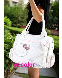 New Hellokitty PU LEATHER Hand Bag Purse Shoulder Girl Gift White