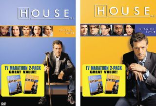 House   Seasons 1 2 DVD, 2007, 6 Disc Set, Back To Back