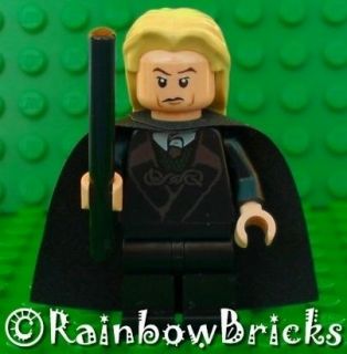 1x lucius malfoy lego harry potter minifig with wand new