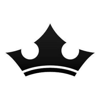 Decal Sticker Royal Crown Chess Queen King Kingdom Little Prince ZZ232