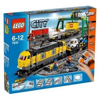 lego city cargo train 7939 includes 4 minifigures new one