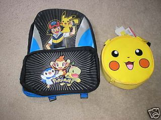 nwt pokemon backpack and lunch box  44