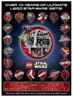 new lego star wars poster 10th anniversary w serial time
