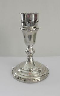 lunt sterling weighted candlestick w insert expedited shipping 
