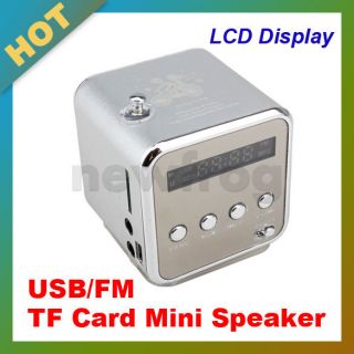 portable micro mini sd card sound speaker tf  player