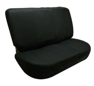 fh fb050010 cloth car bench seat covers black final sale