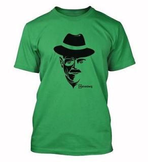 Breaking Bad Heisenberg T shirt black sketch dsn2 Tv show fan shirts S 