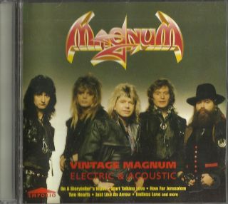 Magnum   VINTAGE MAGNUM (ELECTRIC & ACOUSTIC) CD 1995 / 24HR POST