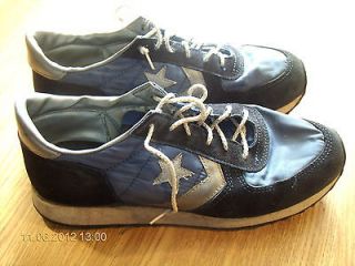 VINTAGE CONVERSE NYLON AND SUEDE SHOES MENS 8 OLD AND VERY COOL FREE 