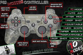 PLAYSTATION 3 PS3 MODDED ADJUSTABLE RAPID FIRE CONTROLLER   UNLIMITED 