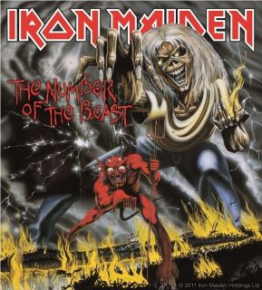 d427 iron maiden the number of the beast decal sticker