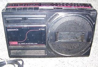 Newly listed Magnavox D7140 vintage radio cassette deck good condition 