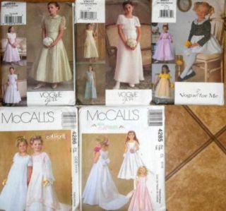 flower girl dress patterns in Baby & Childrens Clothing
