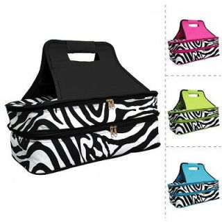 zebra print insulated cooler bag more options color expedited shipping
