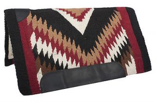 Black Red Western 34X36 New Zealand Wool Horse Thick Fleece Saddle Pad 