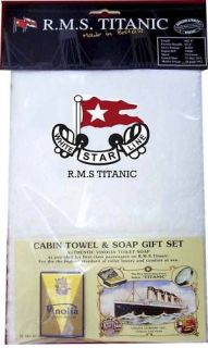 Titanic/ Cabin Towel and Authentic Soap/Belfast/Ireland/New