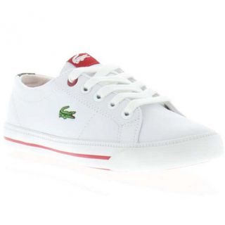 Lacoste Trainers Genuine Marcel White Kids Junior Trainer Shoes Sizes 