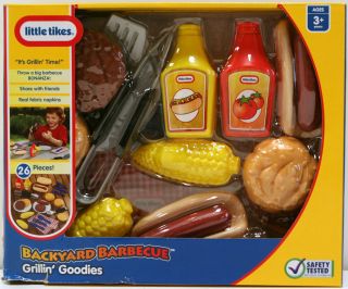 Little Tikes Backyard Barbeque Grillin Goodies   Damaged Box