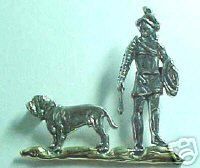 neapolitan italian mastiff gladiator pin brooch new 