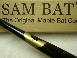 SAM BAT CD1 WOOD BAT 32 inches BLACK / GOLD LABEL
