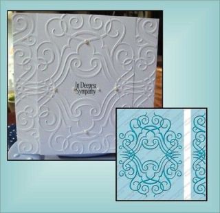 Nathaniels Penwork Embossing Folder by Cuttlebug Provocraft for All 