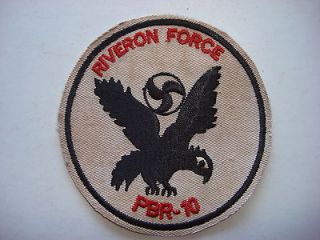 us navy pbr 10 river squadron force vietnam war patch