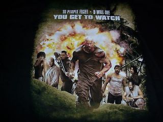 Mens WWE Stone Cold Steve Austin The Condemned Movie Promotional XL T 