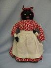 ½ Antique BLACK CLOTH DOLL from Jane Withers Collection with 