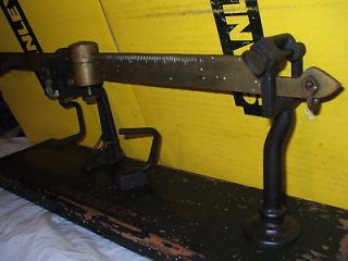   Fairbanks Weight Table Top Beam Scale,Solid Brass Beam & Adjust Weight