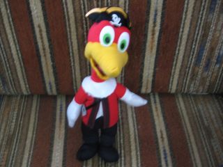 14 plush woody woodpecker pirate doll good condition time left