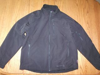 NEW Mens FREE COUNTRY SOFTSHELL JACKET COAT BLACK Water Resistant XL X 