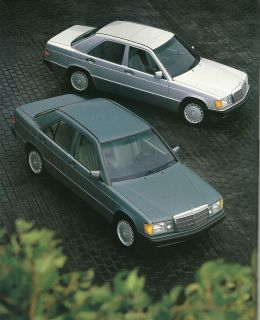 1993 Mercedes 190 CLASS Brochure / Catalog 190E, E. 2.3, 2.6