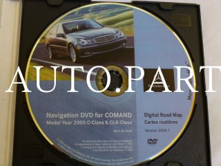 Mercedes Benz Navigation DVD VER.2004.1 C CLK CLASS / BQ 6 46 0204 for 