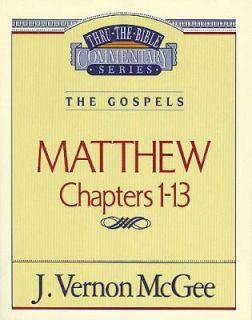 Matthew I Vol. 34 by J. Vernon McGee 1995, Paperback