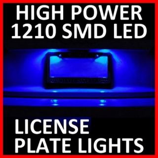 PONTIAC HIGH POWER BLUE LED LICENSE PLATE LIGHTS (Fits 2009 Pontiac 