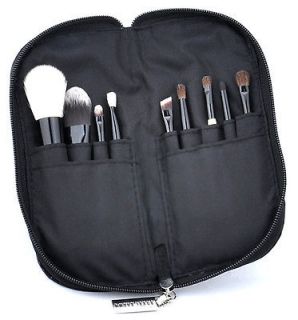 9PCS Pro Cosmetic Set Make up Brush Tool Kit makeup kits + Leather 