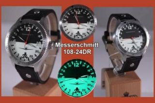 Pilots Watch German ARISTO Messerschmitt ME 108 24DR  24 hours dial4