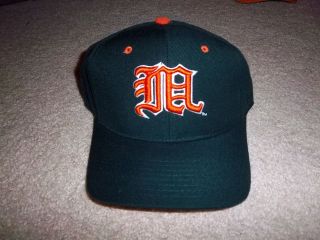 University of Miami Hurricanes Fitted hat cap Zephyr New with tag NWT 