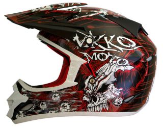 NIKKO N719 Do or Die SNELL Motocross ATV Off Road Supermoto Helmet 